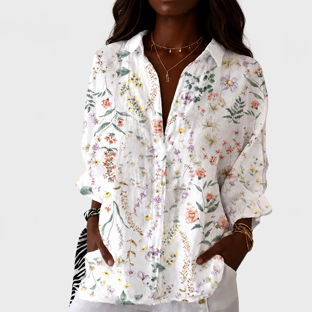 Sanaa | Light and colorful blouse with print