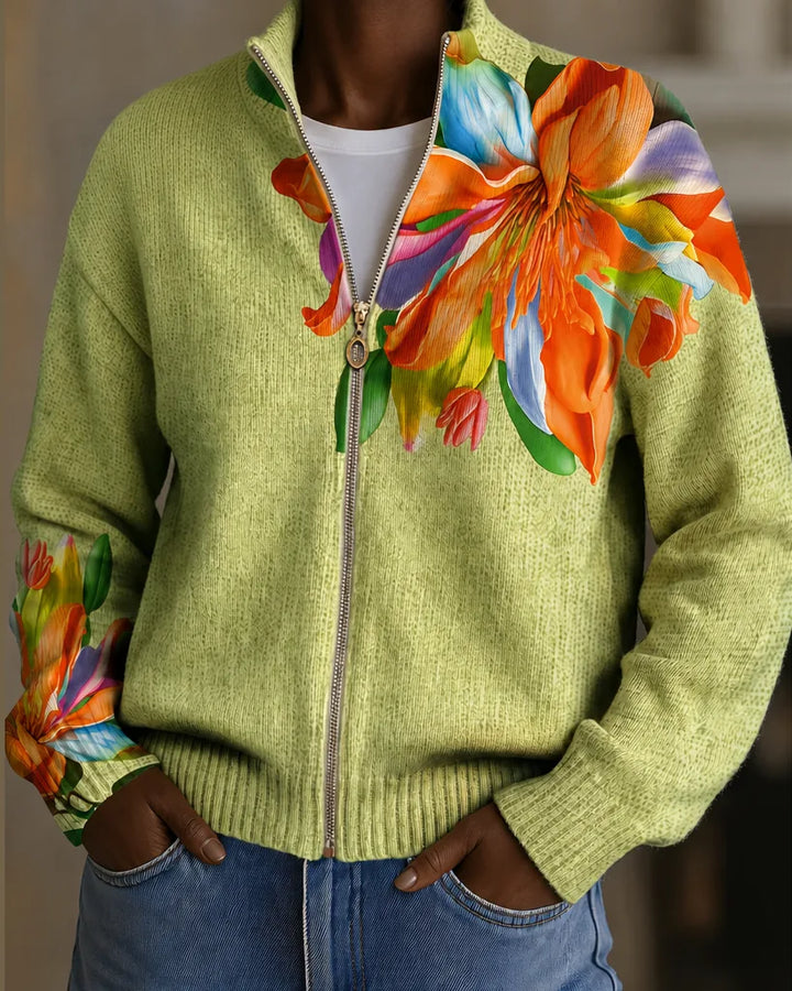 Sidonie | Vibrant Tropical Lily Floral Print