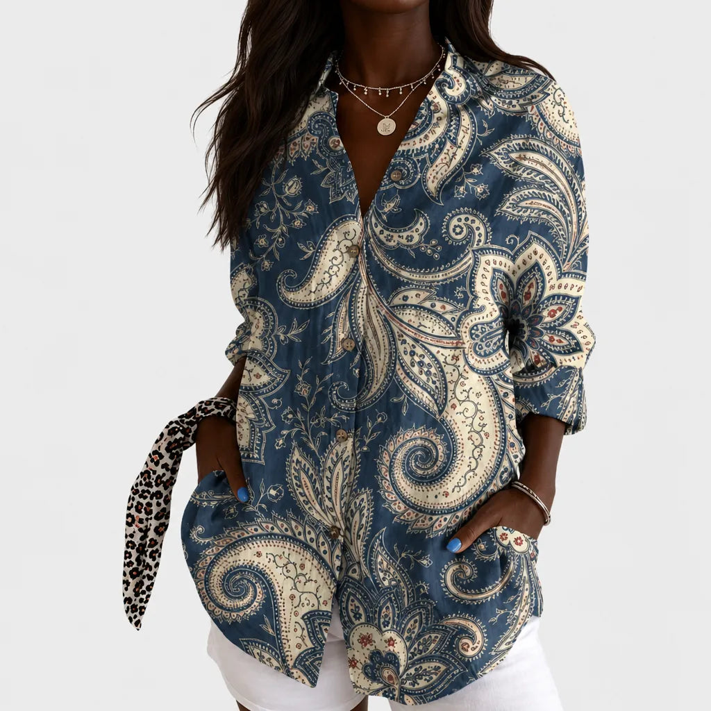 Dembe | Lightweight and Colorful Blouse with Print