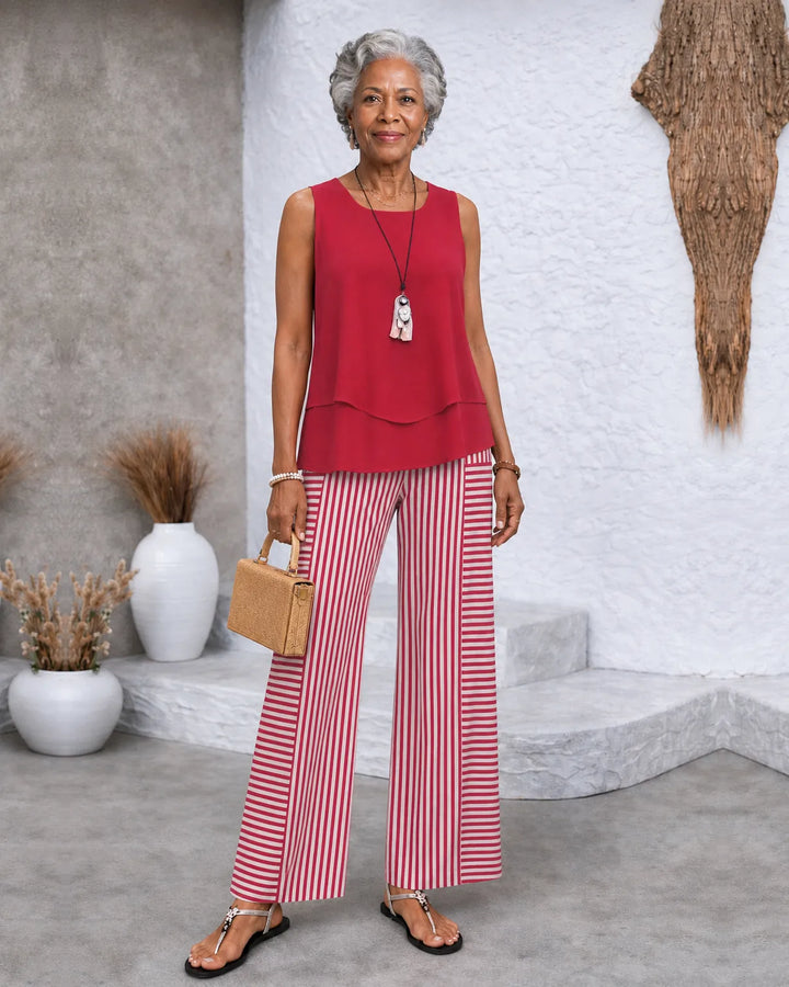Zuri | Riviera Striped Ensemble