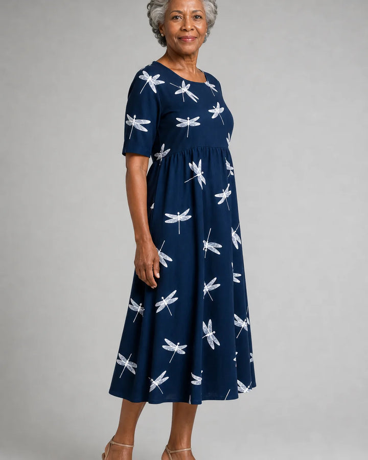 Zola | Dragonfly Breeze Pocket Midi Dress