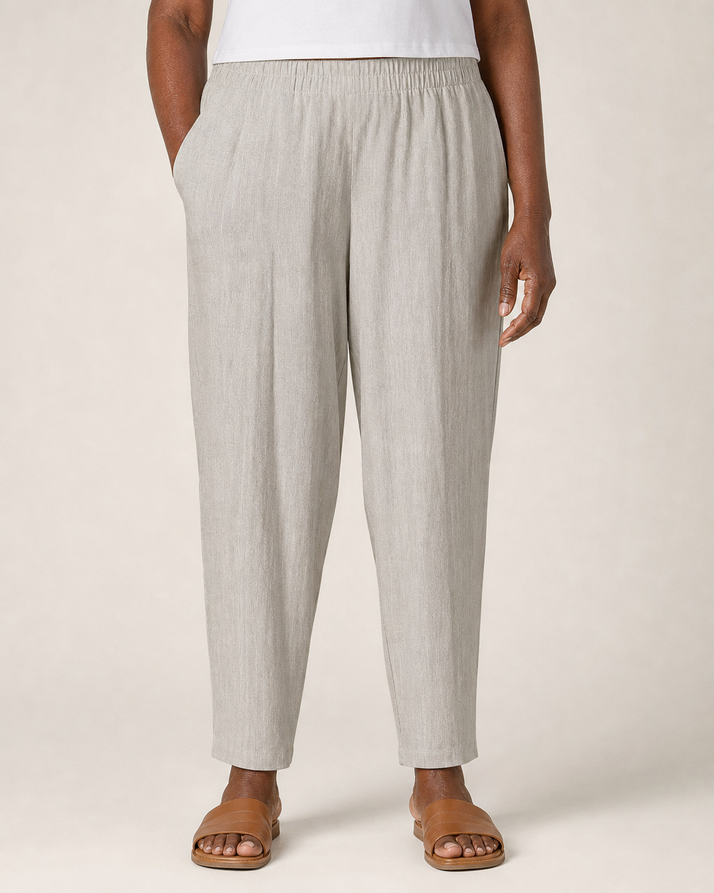 Deisre | Lightweight Elegant Pants — Beige