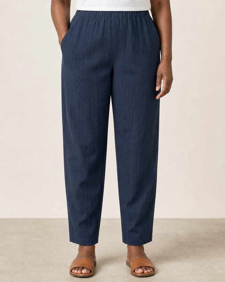 Deisre | Lightweight Elegant Pants — Dark Blue