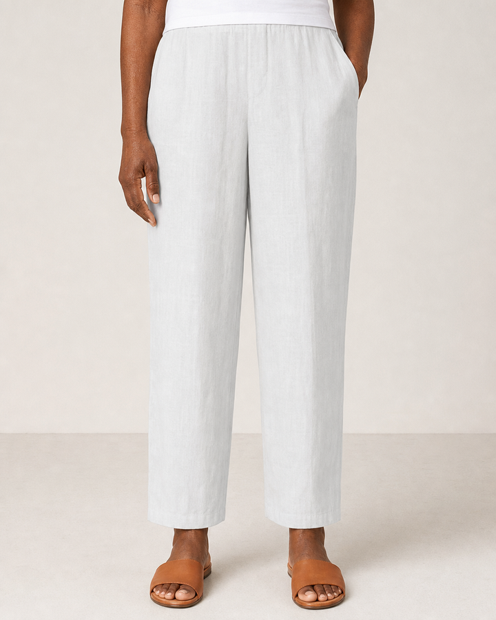 Deisre | Lightweight Elegant Pants — White