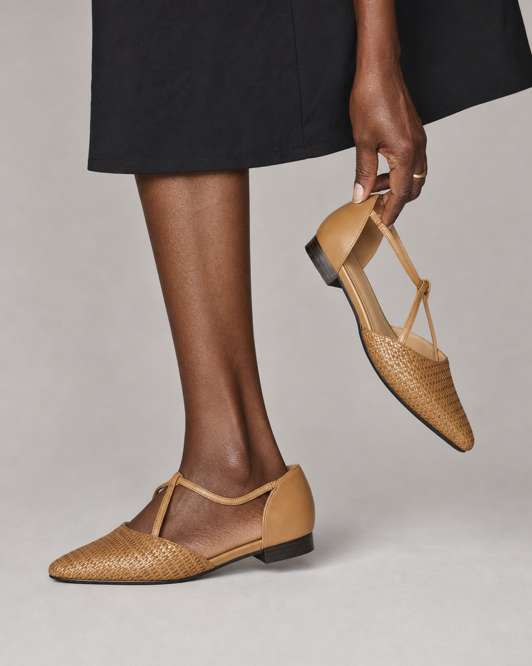 Penelope | Genuine Leather Heels - Brown
