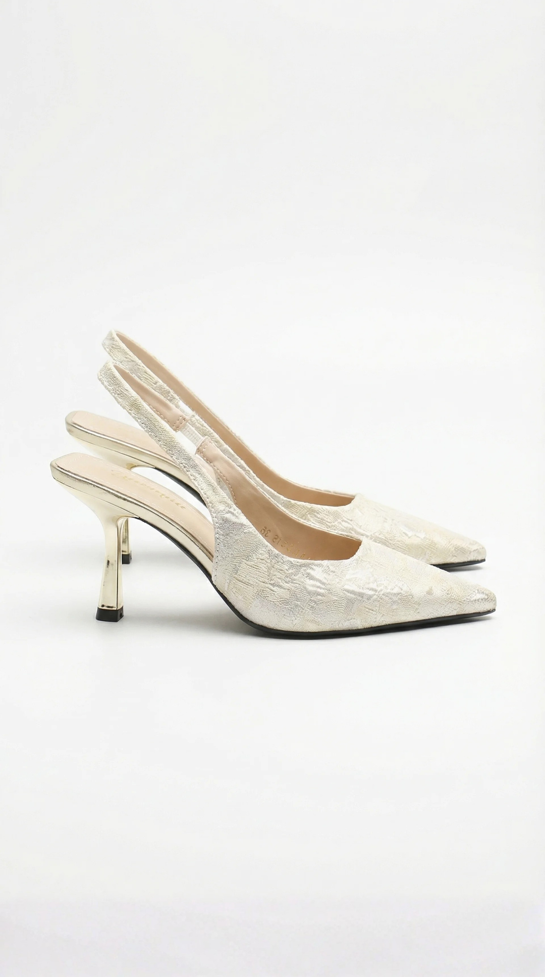 Serafina | Floral Lace Heeled Sandals