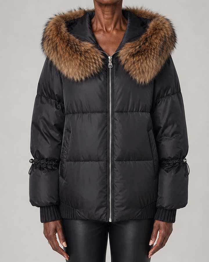 Dunia | Casual Hooded Thick Coat