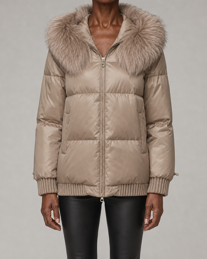 Dunia | Casual Hooded Thick Coat