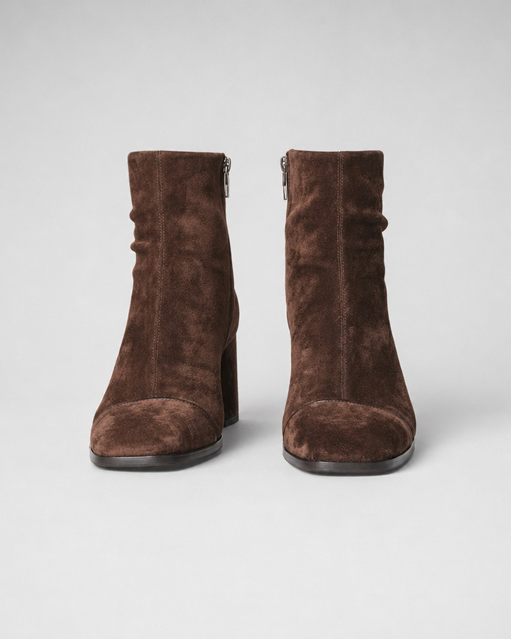 Elara | Elegant Suede Ankle Boots