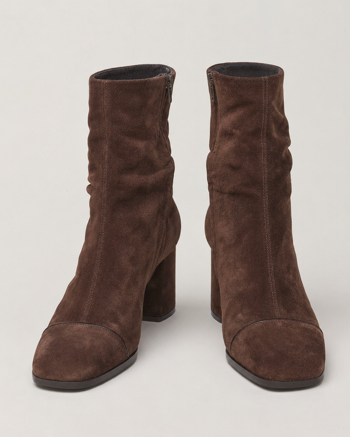 Elara | Elegant Suede Ankle Boots