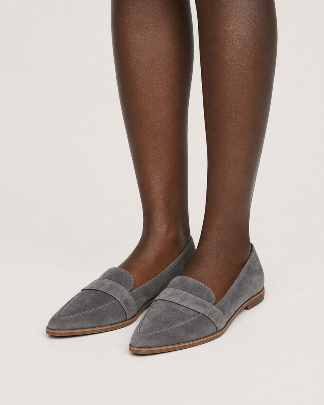 Eleanor | Soft Suede Flat Loafers