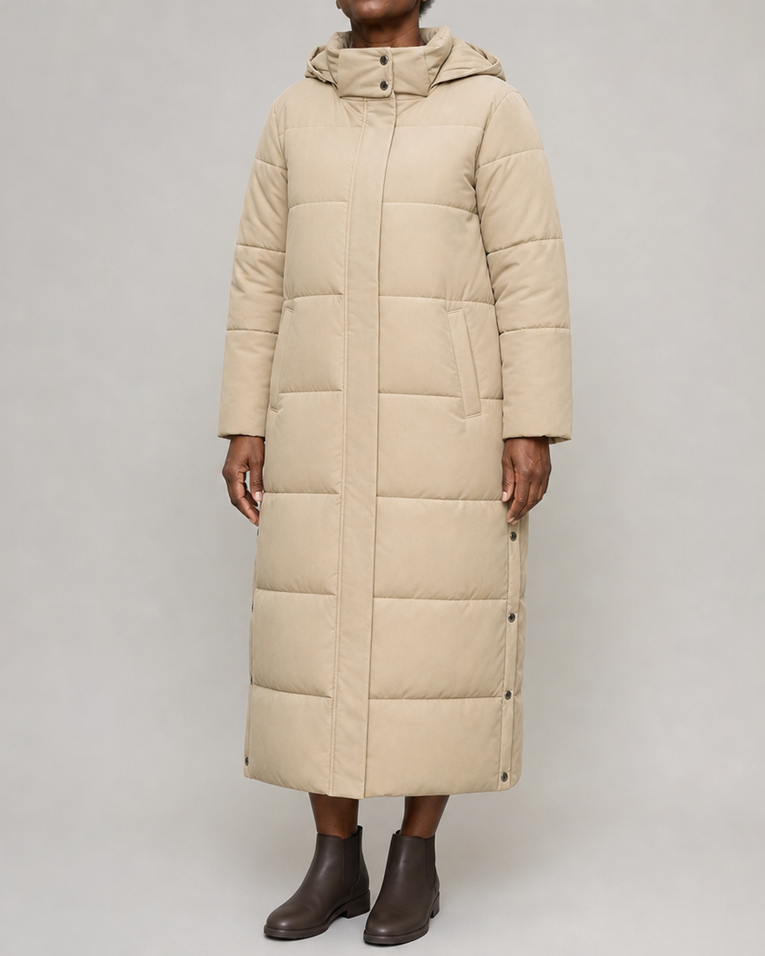 Women | Elegant Long puffer coat