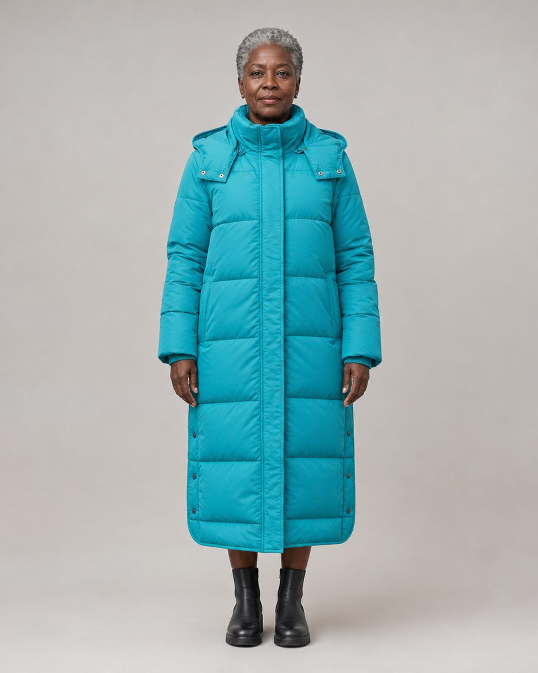 Women | Elegant Long puffer coat
