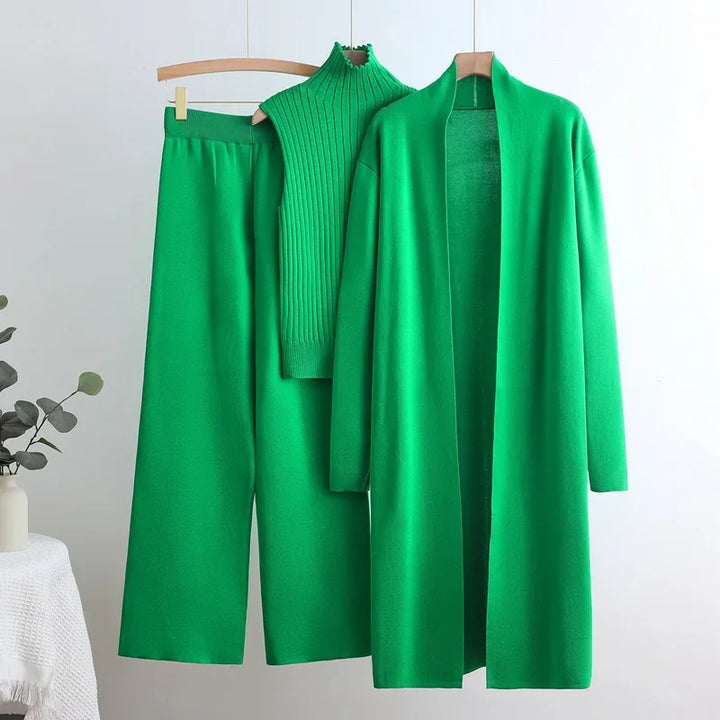 Kamora | Three-Piece Knit Set