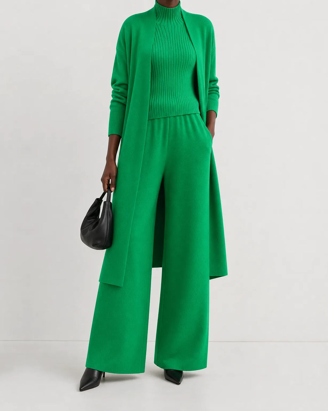 Kamora | Three-Piece Knit Set