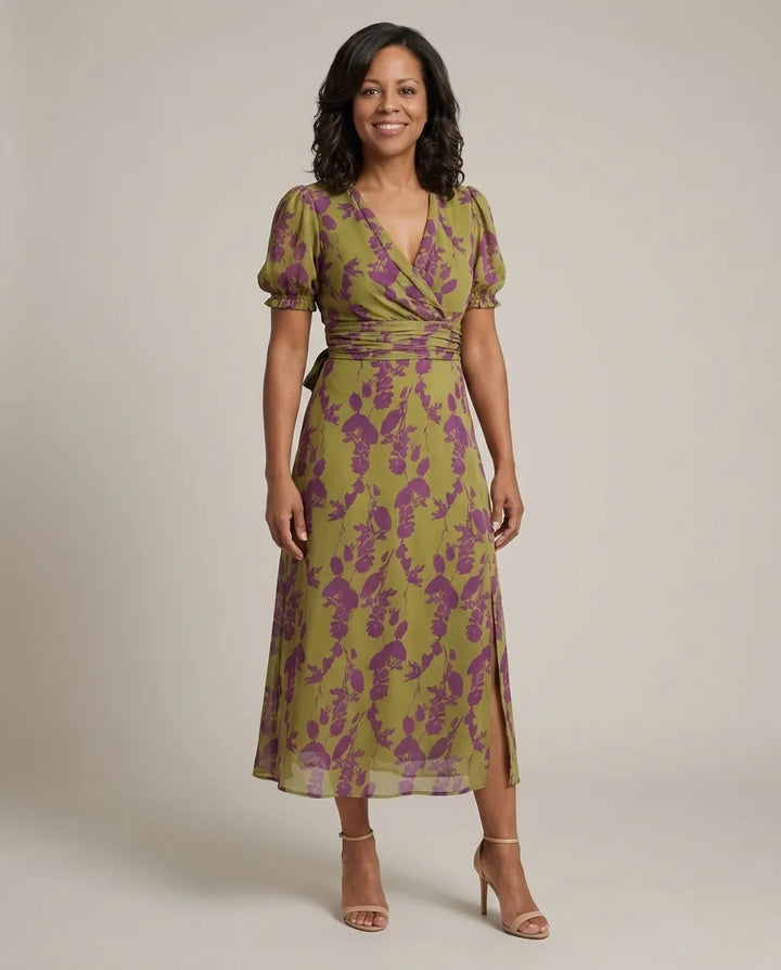 Victoria | Relaxed Floral Midi Dress