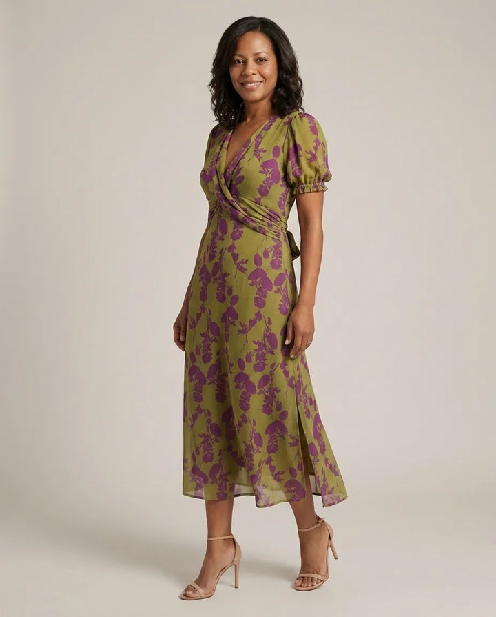 Victoria | Relaxed Floral Midi Dress
