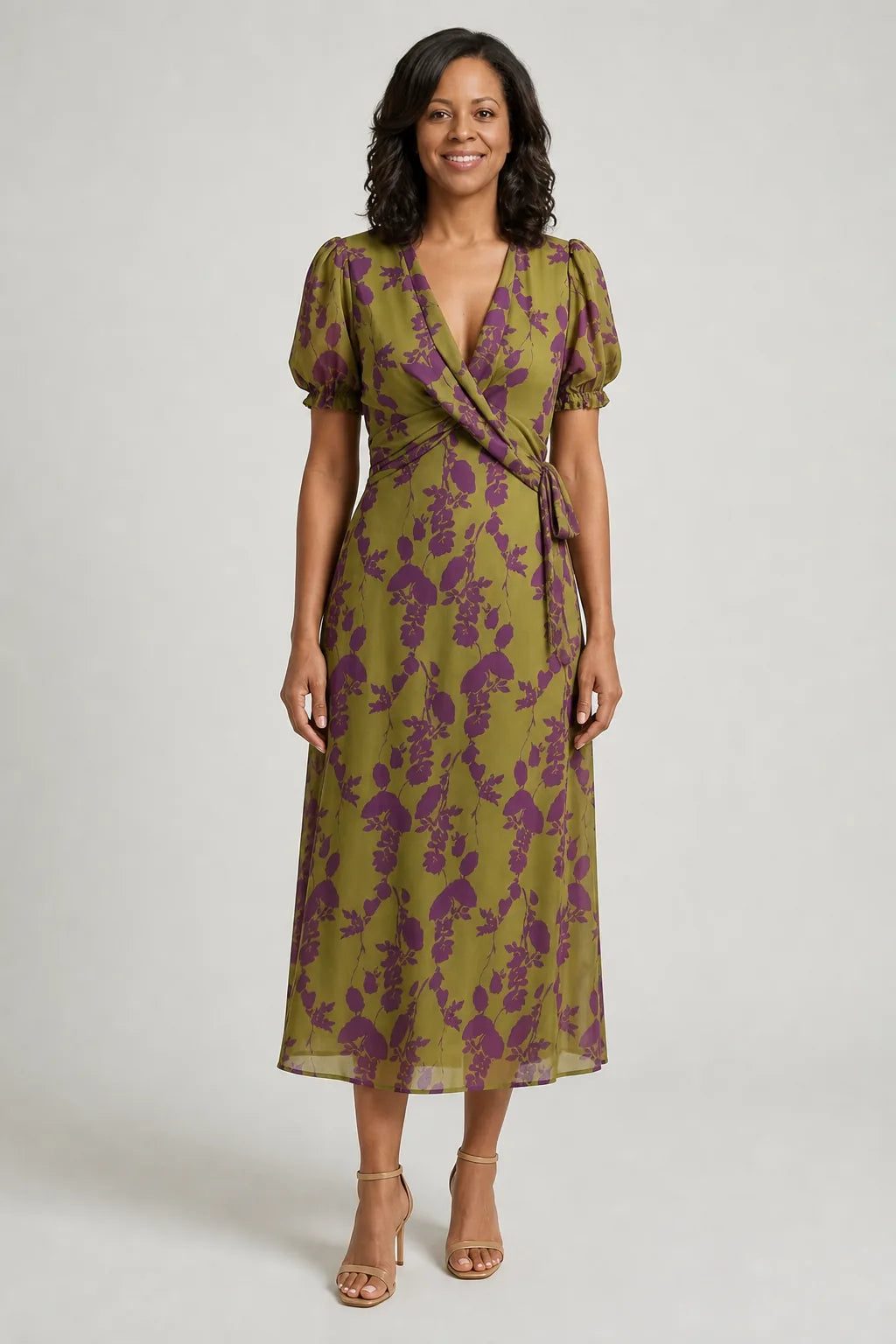 Virel | Relaxed Floral Midi Dress — Floral