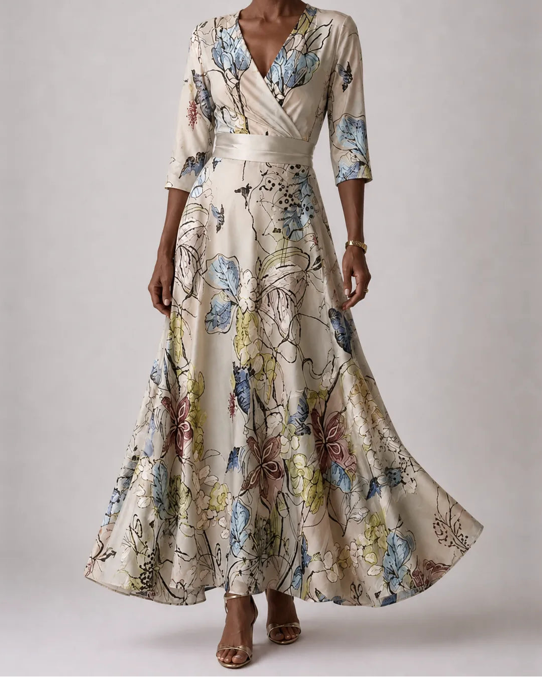 Yael | Chic Floral Print Dress