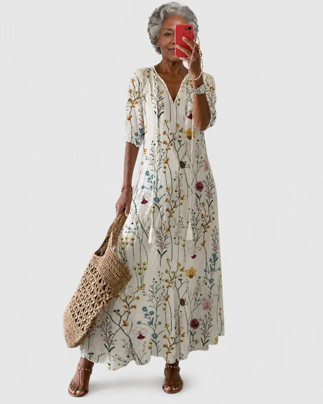 Amalia | Boho Vintage Maxi Dress