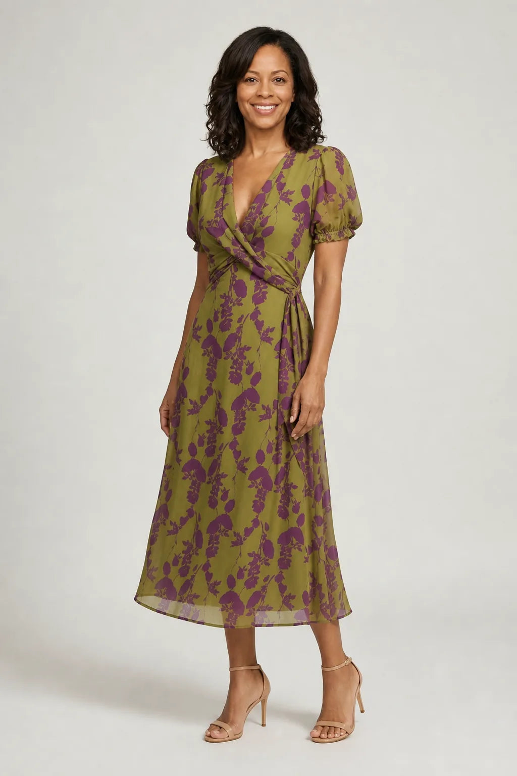 Virel | Relaxed Floral Midi Dress — Floral