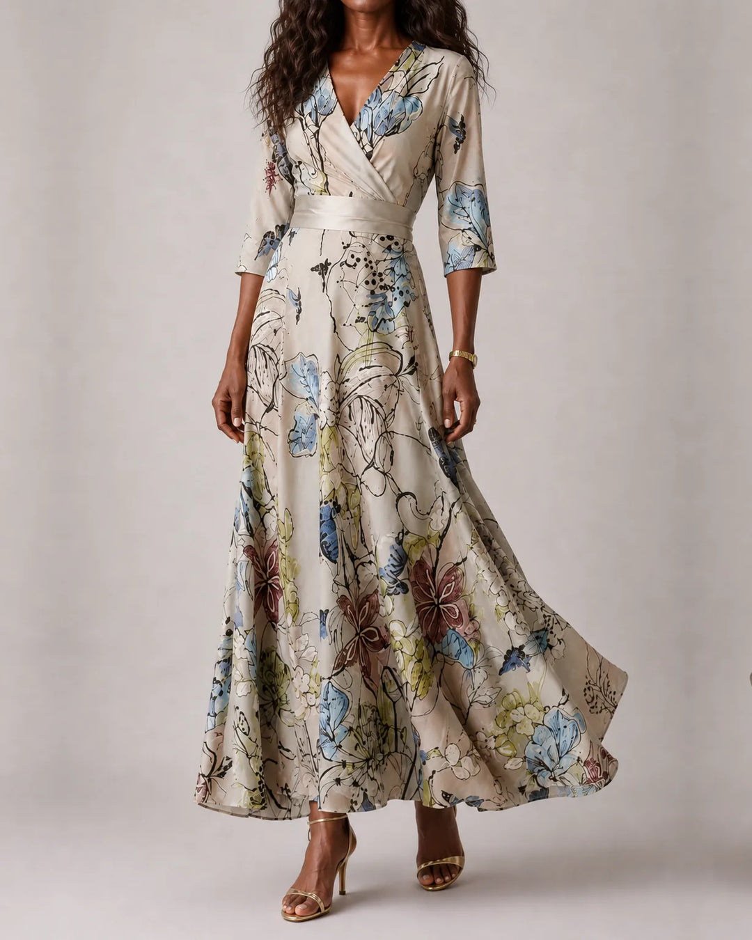 Yael | Chic Floral Print Dress