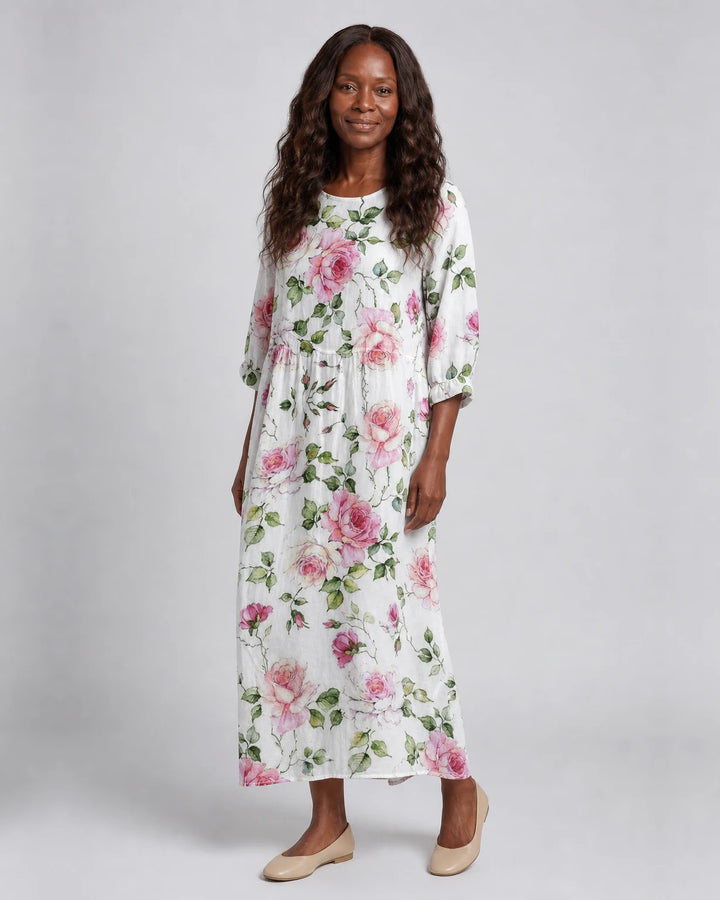 Kira | Floral Chic Midi Dress