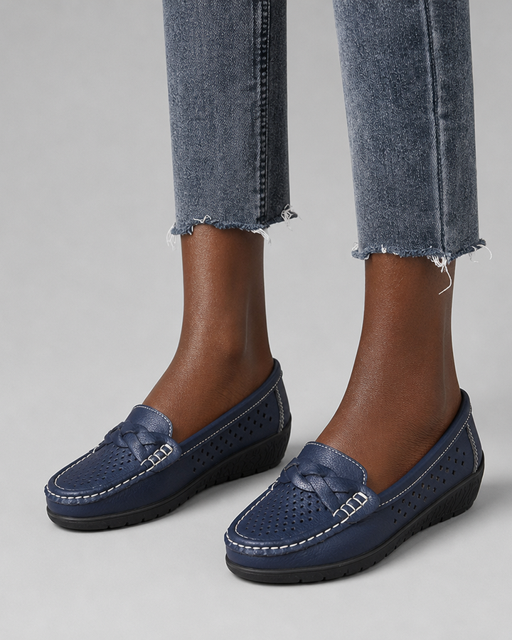 Jill | Perforated Comfort Loafers