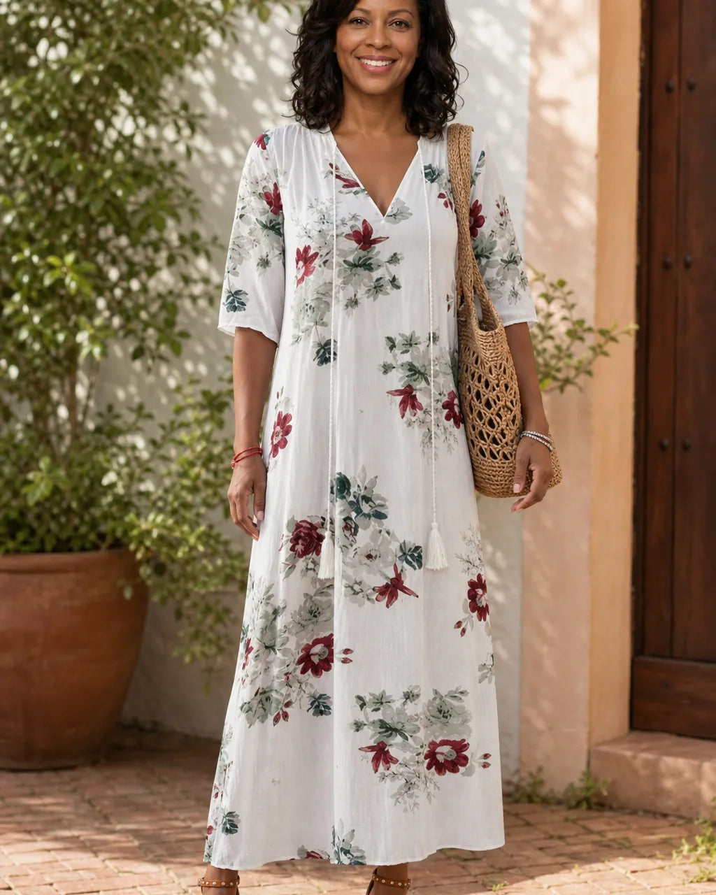 Aaliyah | Boho Vintage Summer Maxi Dress