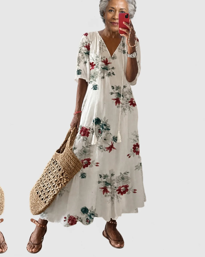 Amalia | Boho Vintage Maxi Dress