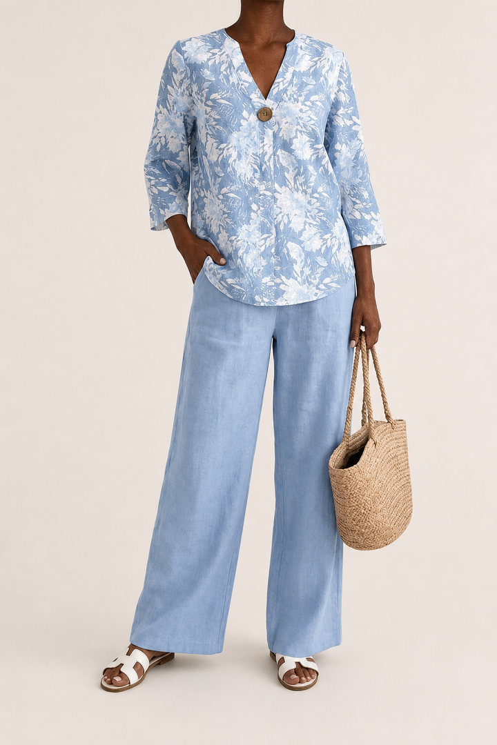 Adebimpe | Floral Print Two Piece Set