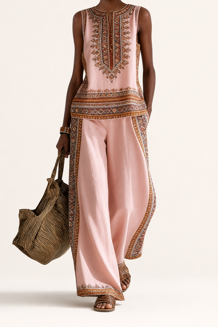 Omowunmi | Retro Print Two-piece Set