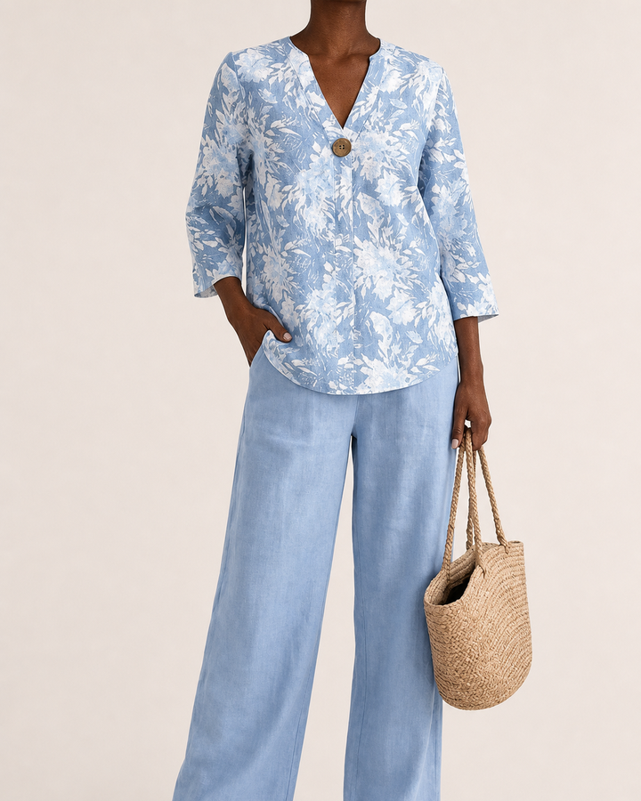 Adebimpe | Floral Print Two Piece Set