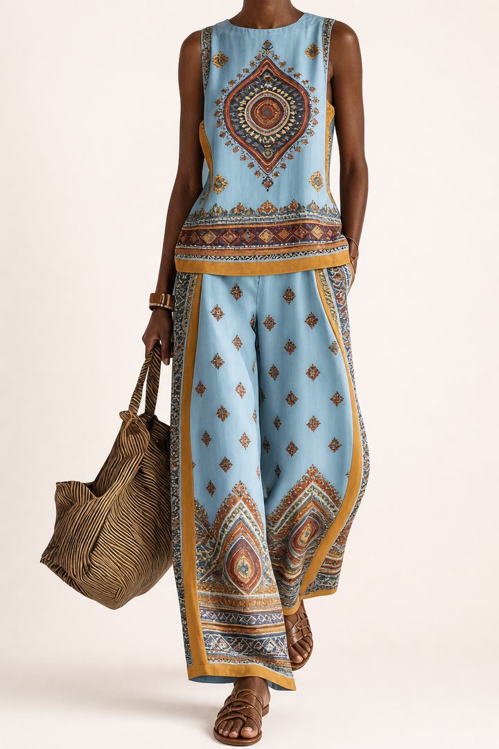 Omowunmi | Retro Print Two-piece Set