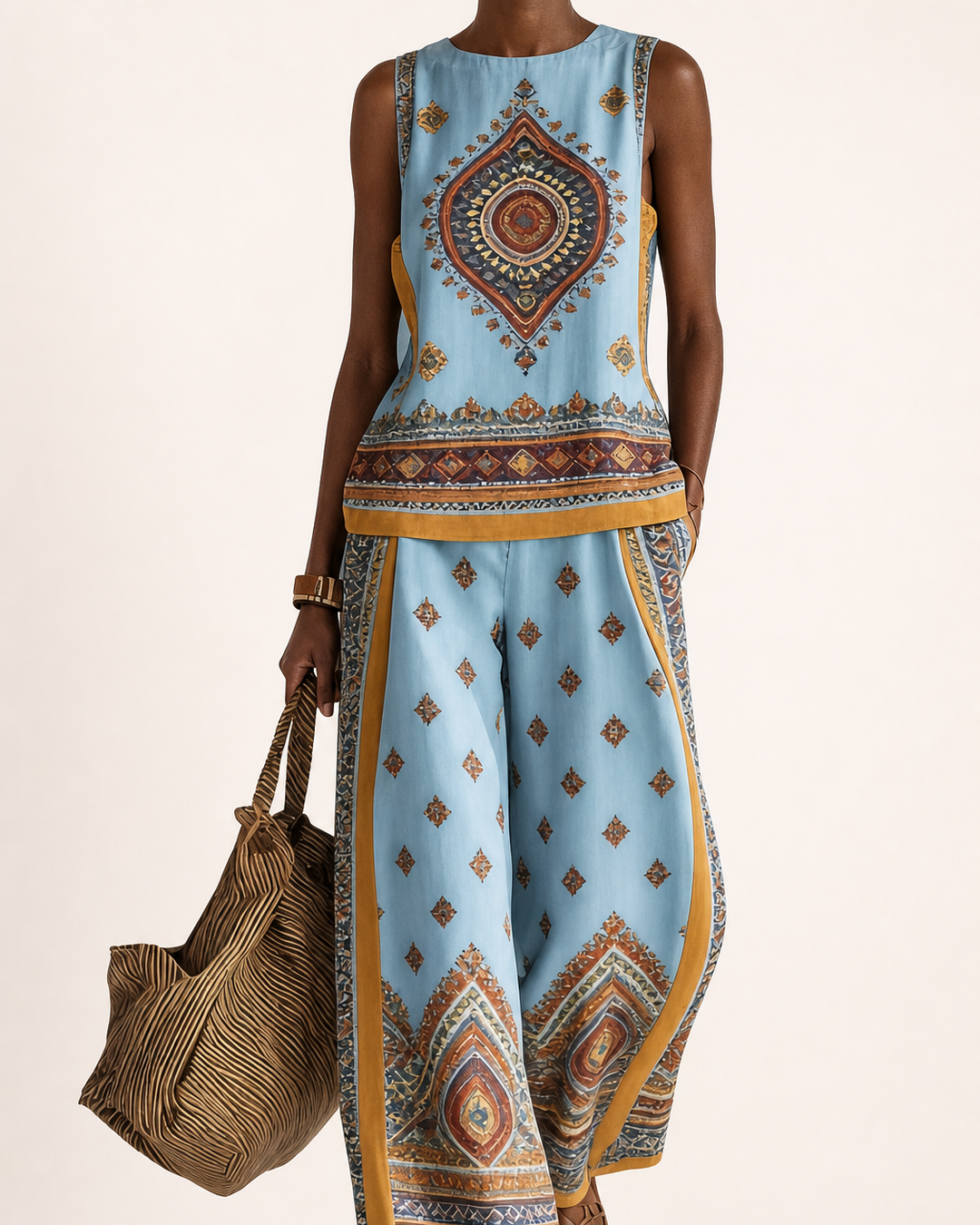 Omowunmi | Retro Print Two-piece Set