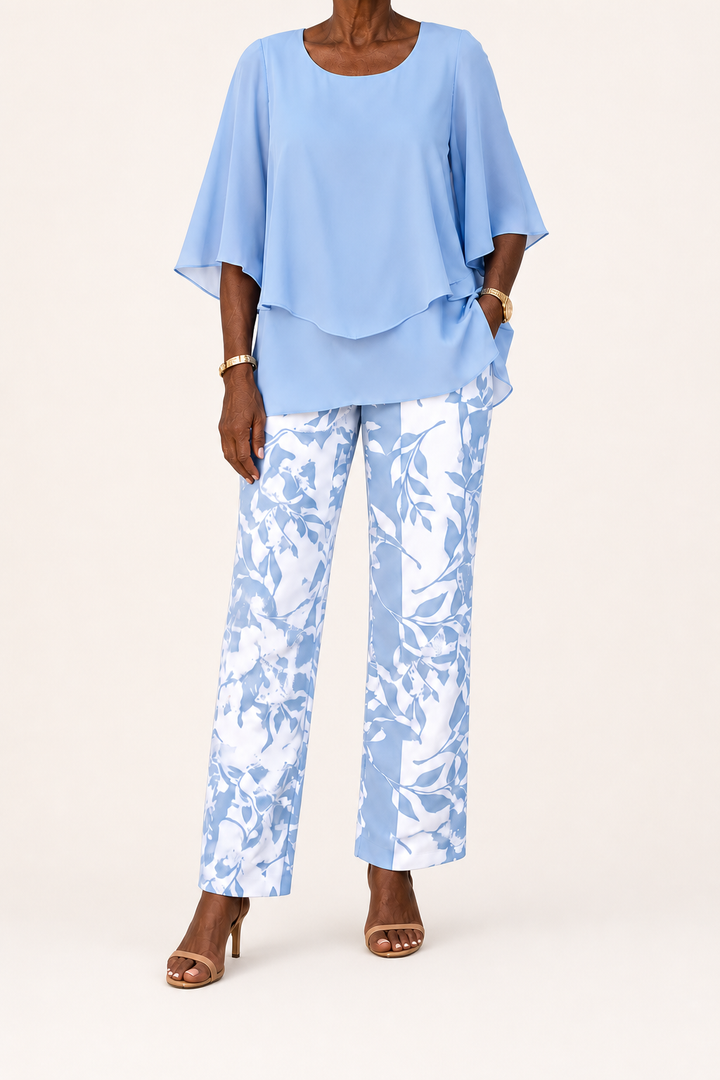 Omotola | Two-piece Layered Lounge Set