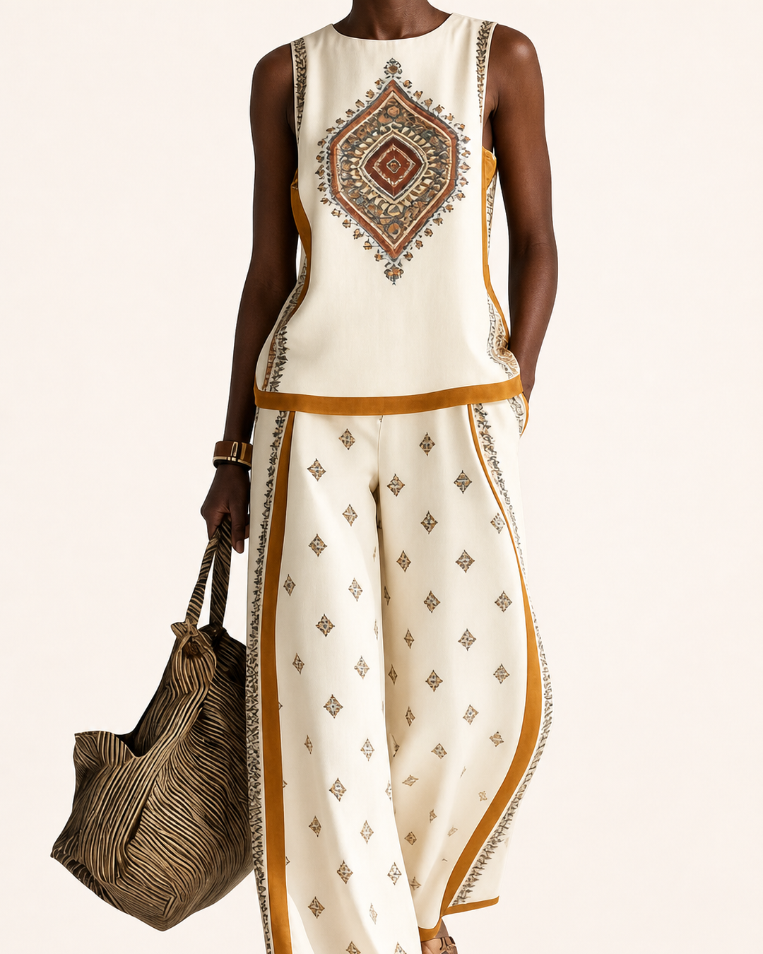 Omowunmi | Retro Print Two-piece Set
