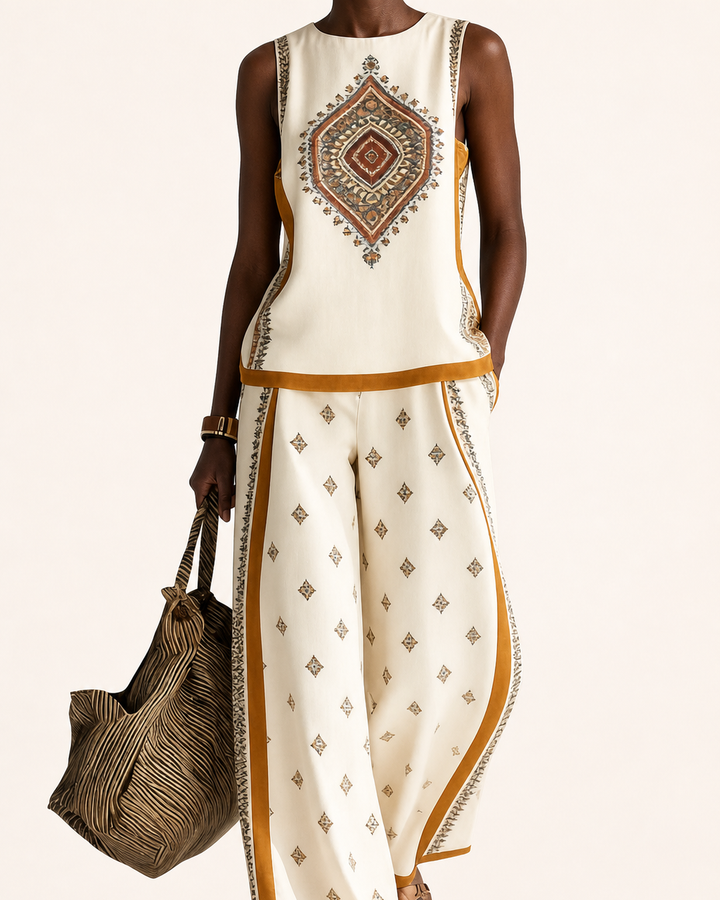 Omowunmi | Retro Print Two-piece Set