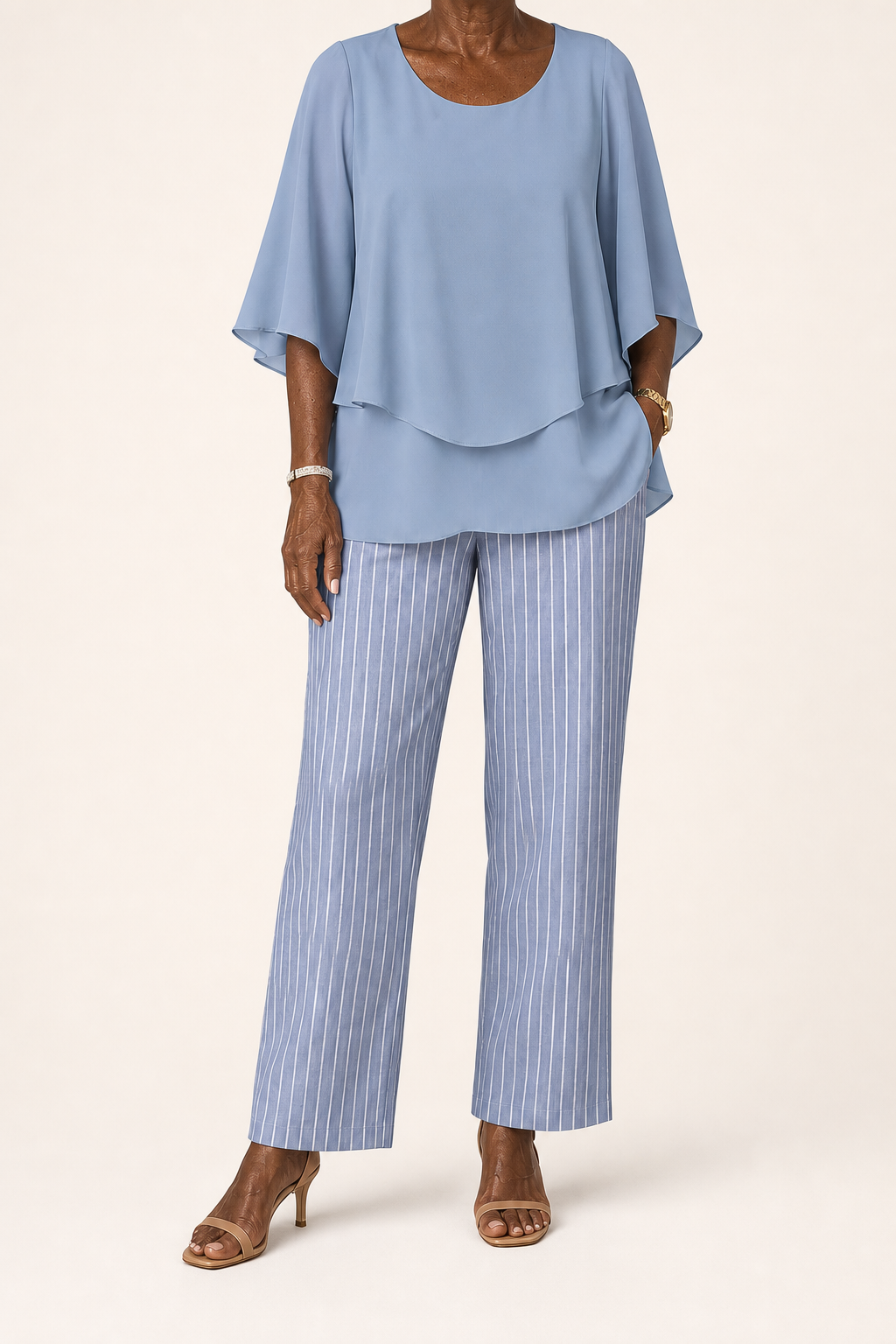Omotola | Two-piece Layered Lounge Set