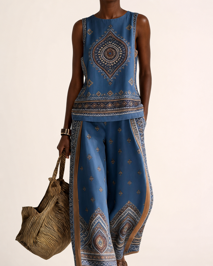 Omowunmi | Retro Print Two-piece Set
