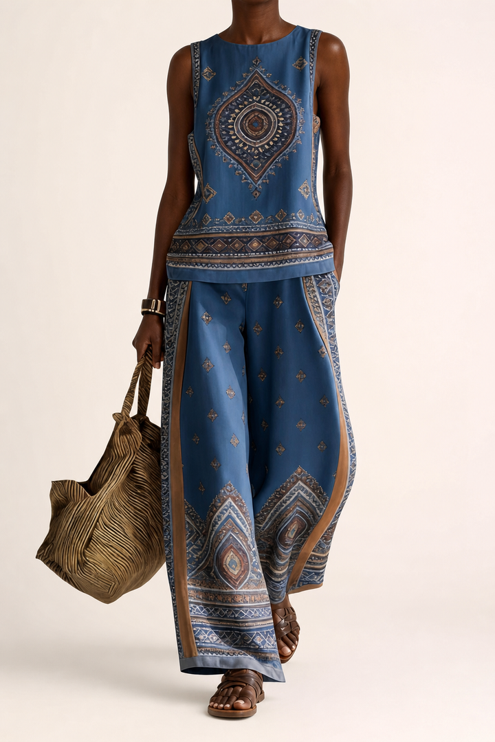 Omowunmi | Retro Print Two-piece Set