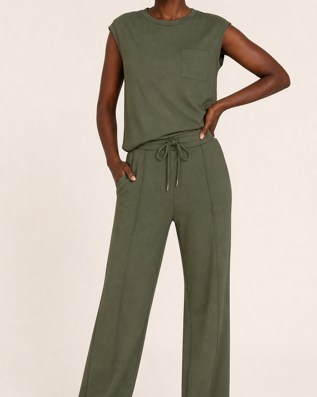 Aduke | Sleeveless Lounge Set