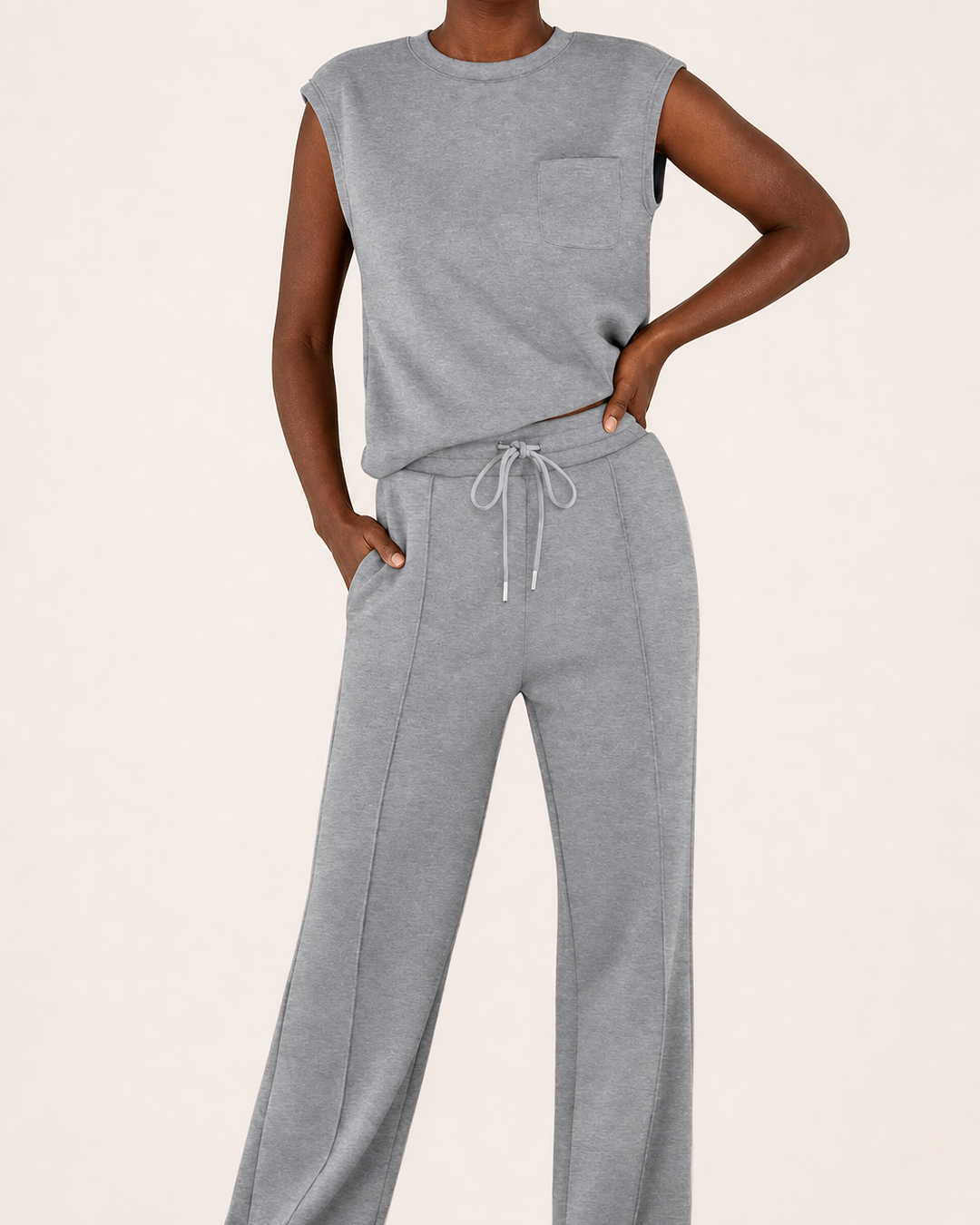 Aduke | Sleeveless Lounge Set