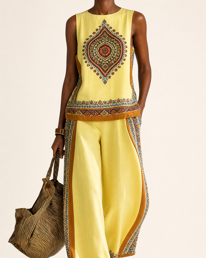 Omowunmi | Retro Print Two-piece Set