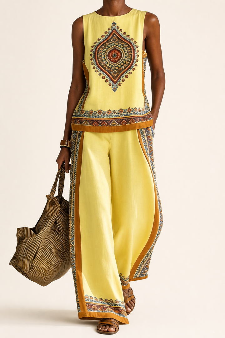 Omowunmi | Retro Print Two-piece Set