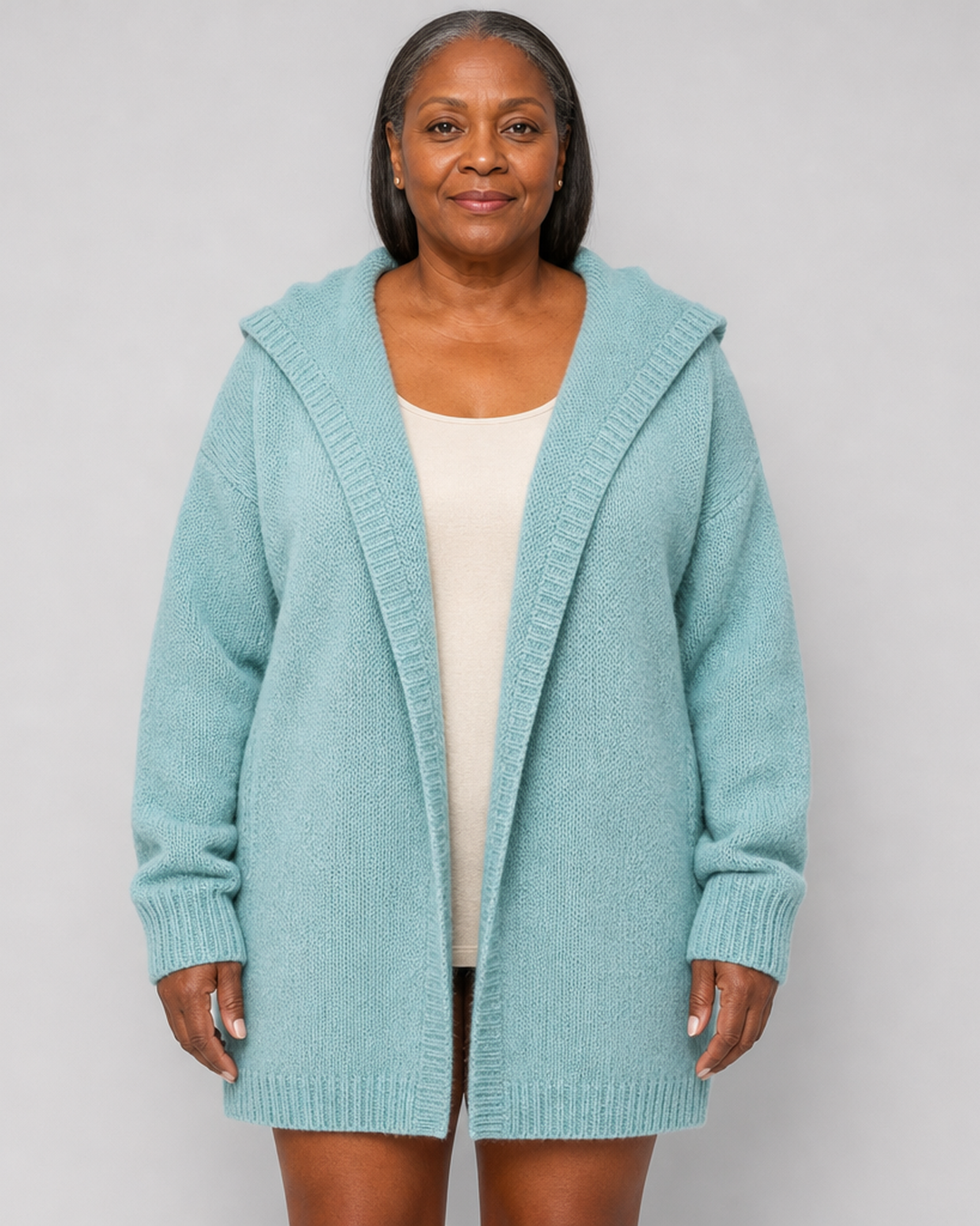Jillian | Oversized Hooded Cardigan Coat