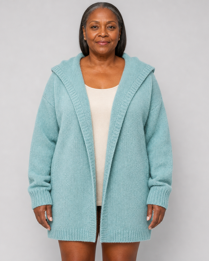 Jillian | Oversized Hooded Cardigan Coat