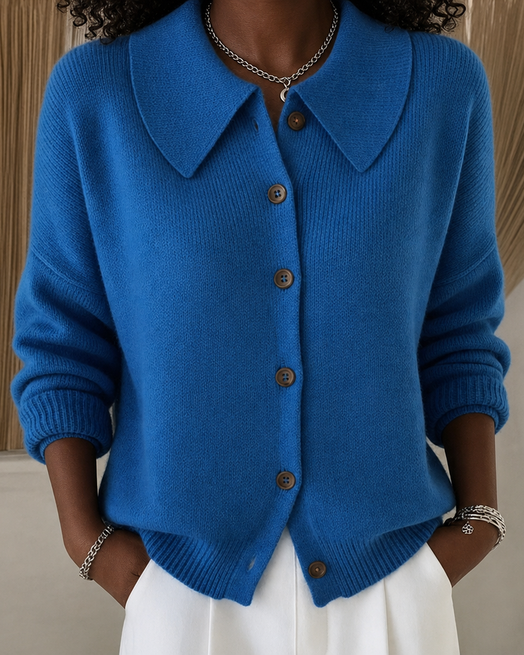 Vespera | Button Collar Cardigan