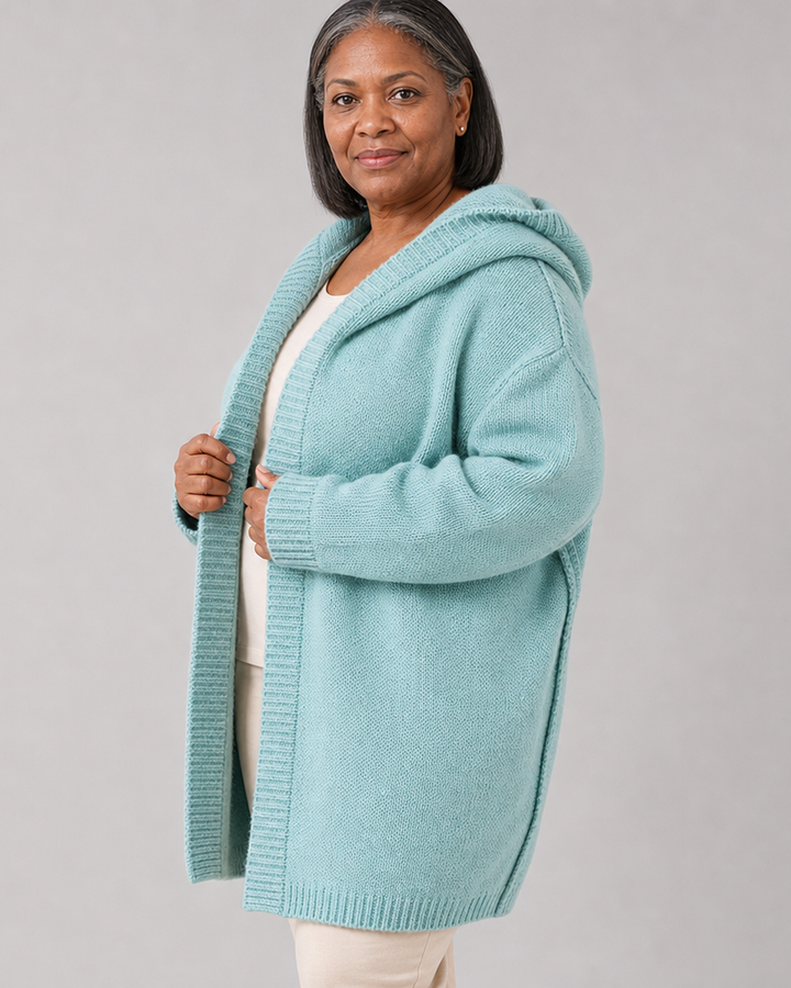Jillian | Oversized Hooded Cardigan Coat