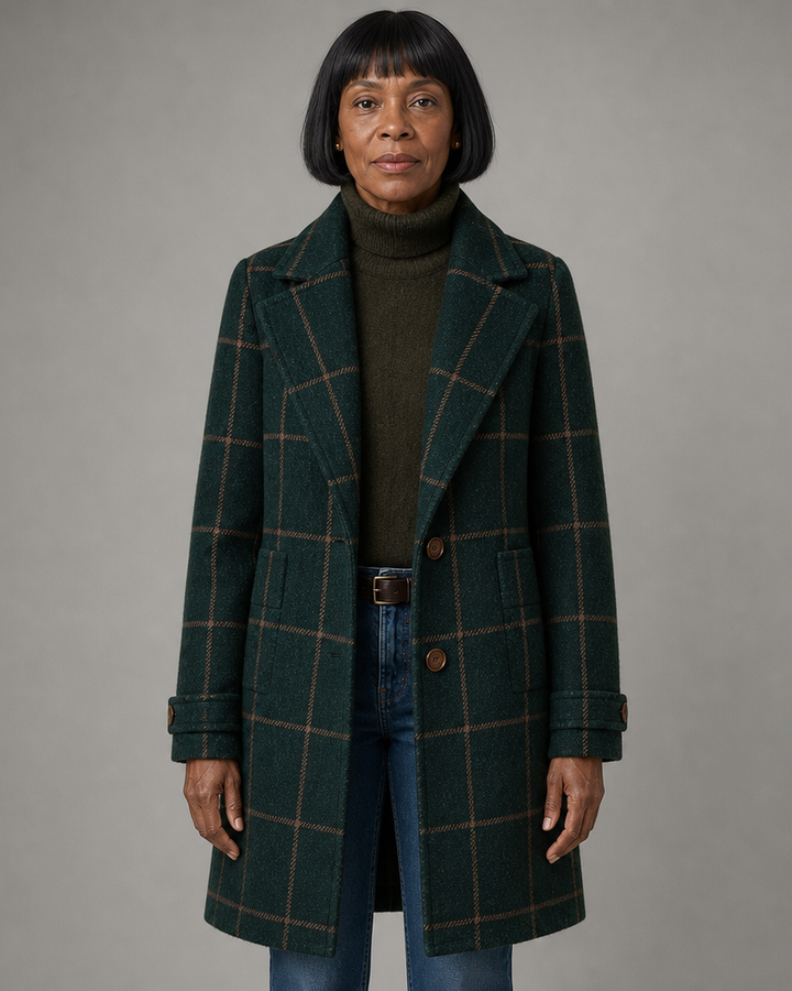 Bethany | Classic Checkered Coat
